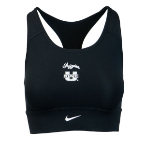 U-State Women's Nike Aggies Black Sports Bra
